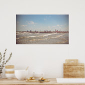 Poster Plage de Galveston (Cuisine)