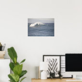 Poster Plage de Hookipa, côte nord de Maui, (Bureau à domicile)
