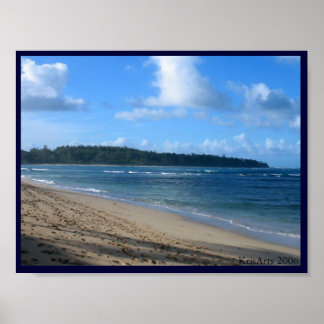 Poster Plage de Laie