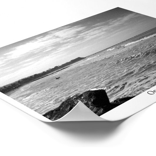 Poster plage de l'océan (Coin)