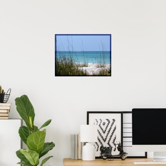 Poster Plage de Longboat (Bureau à domicile)