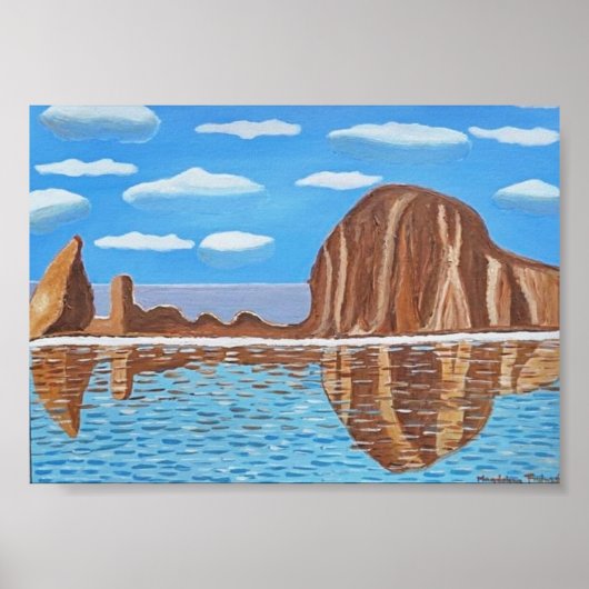 Poster Plage de l'Oregon Cannon (Devant)