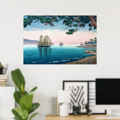 Poster Plage de Maiko par Tsuchiya Koitsu (Bureau à domicile)