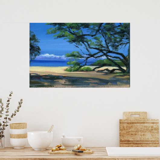 Poster Plage de Makena (Cuisine)