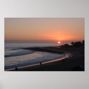 Poster Plage de Malibu