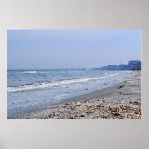Poster Plage de Mamaia - mer Noire – Constanta Roumanie