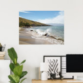 Poster Plage de Maui (Bureau à domicile)