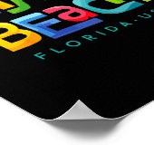 Poster Plage de Miami (Coin)