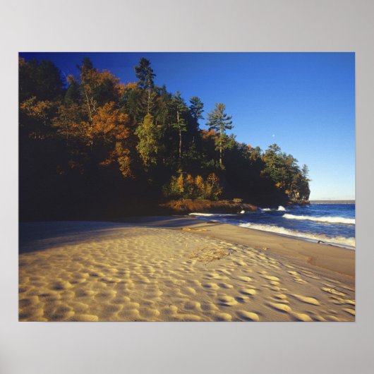 Poster Plage de Miners à Pictured Rocks National (Devant)