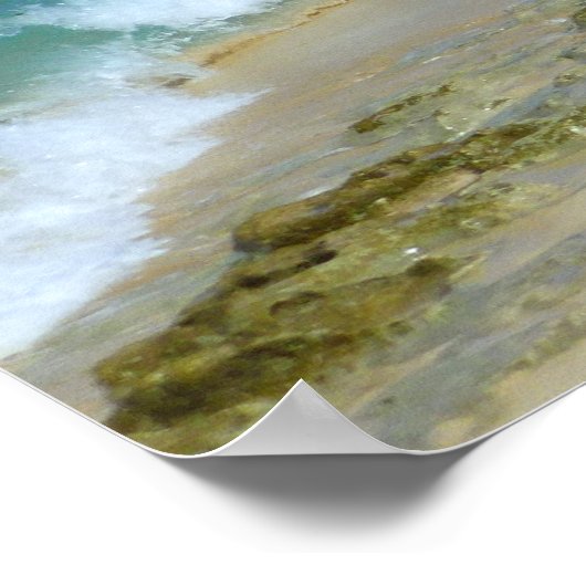 Poster Plage de Mokuleia, Hawaii (Coin)