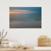 Poster Plage de mouvement floue Abstrait | Floride, USA (Cuisine)