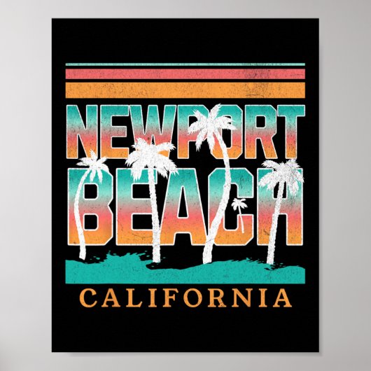 Poster Plage de Newport _5 (Devant)