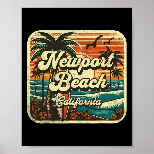 Poster Plage de Newport _7 (Devant)