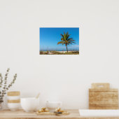 Poster Plage de palmiers de Floride (Cuisine)