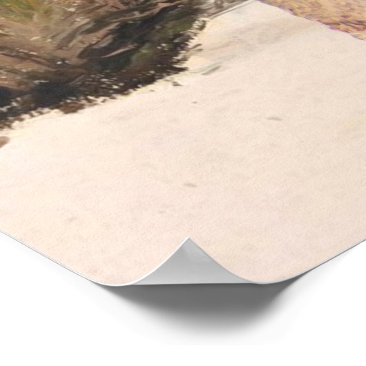 Poster Plage de Palmy (Coin)