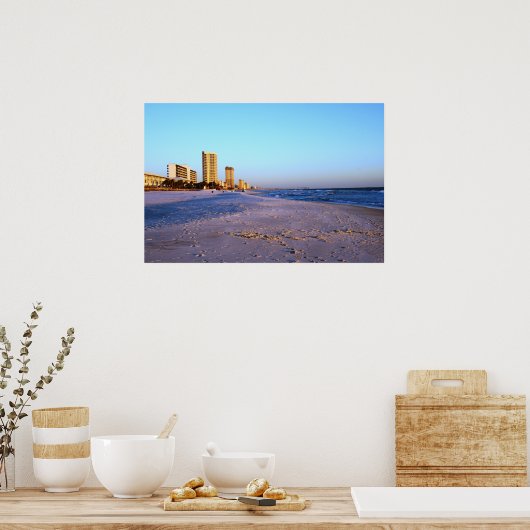 Poster Plage de Panama City (Cuisine)