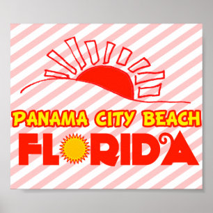 Poster Plage de Panama City, Floride