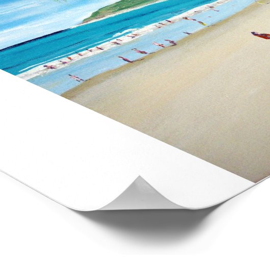 Poster Plage de Pandanas (Coin)