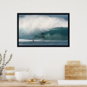 Poster Plage de pipeline Surfer (Cuisine)