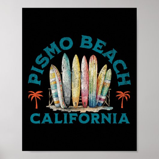 Poster Plage de Pismo _1 (Devant)