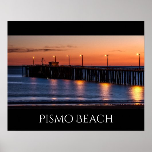 Poster Plage de Pismo pittoresque (Devant)