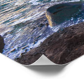 Poster Plage de Reynisfjara, Islande (Coin)