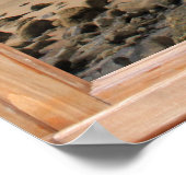 Poster Plage de sable et vue sur l'océan depuis une fenêt (Coin)