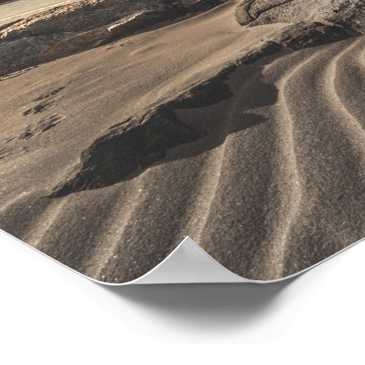 Poster Plage De Sable Lofoten (Coin)