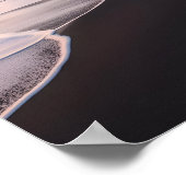 Poster Plage de sable noir (Coin)