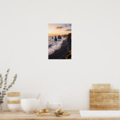 Poster Plage de sable noir (Cuisine)