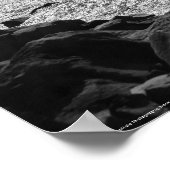 Poster Plage de sable noir, Reynisfjara - Islande (Coin)