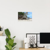Poster Plage de sable tropicale (Bureau à domicile)