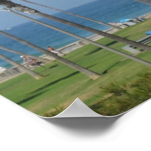 Poster Plage de San Diego (Coin)