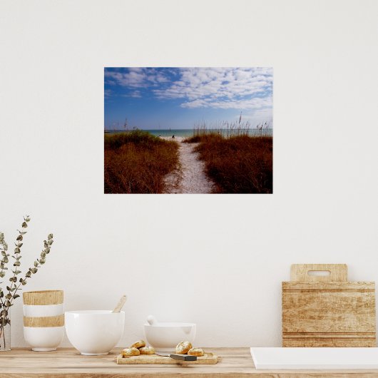 Poster Plage de Sanibel (Cuisine)