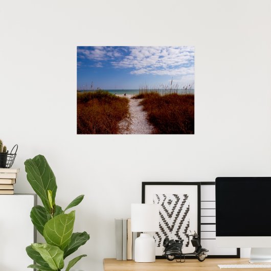 Poster Plage de Sanibel (Bureau à domicile)