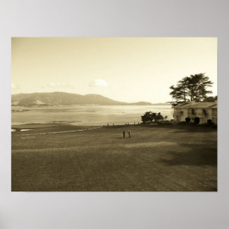Poster Plage de Sepia
