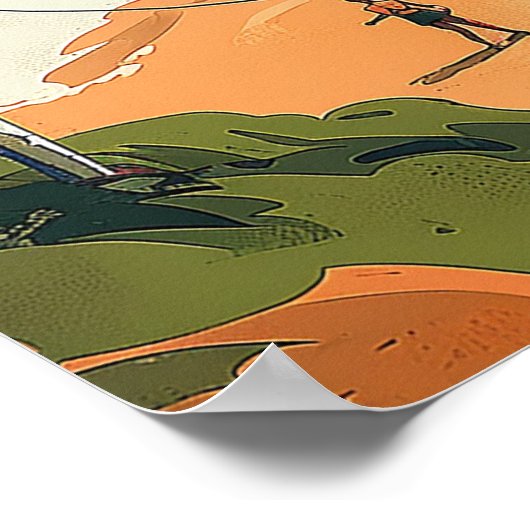 Poster Plage de Serene Martinique (Coin)