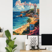 Poster Plage de Serene Martinique (Bureau à domicile)