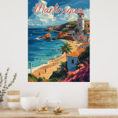 Poster Plage de Serene Martinique (Cuisine)