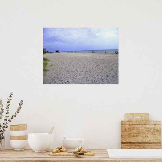 Poster Plage De Siesta Keys (Cuisine)