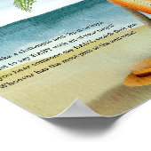 Poster Plage de surf - Ne pas dire bébé (Coin)