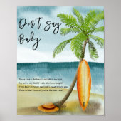 Poster Plage de surf - Ne pas dire bébé (Devant)