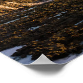 Poster Plage De Tabuba : Briser Des Vagues Sur Les Récifs (Coin)