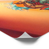 Poster Plage de tatouage (Coin)
