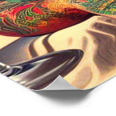 Poster Plage de tatouage (Coin)