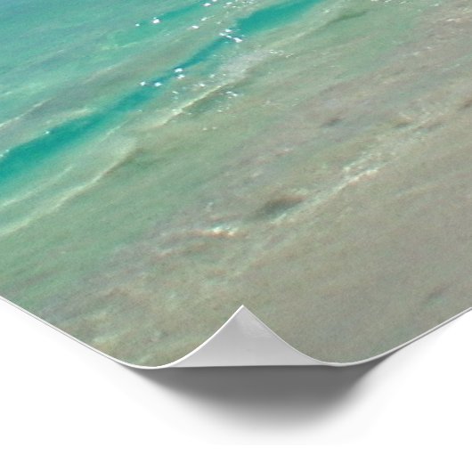 Poster Plage de Turks & Caicos (Coin)