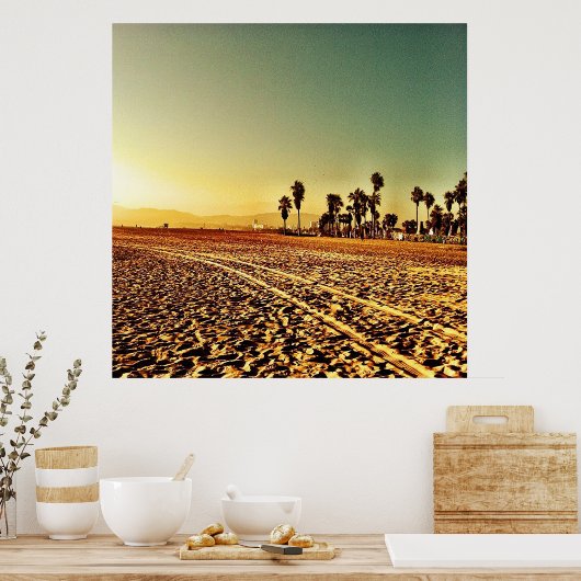 Poster Plage de Venice (Cuisine)