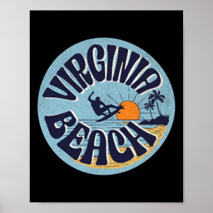 Poster Plage de Virginie _1