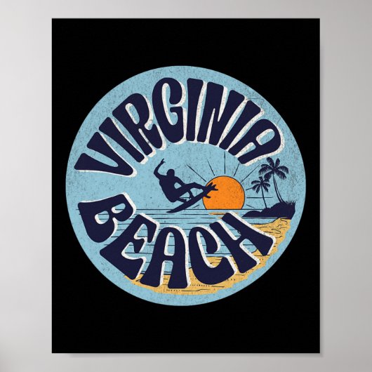 Poster Plage de Virginie _1 (Devant)