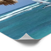 Poster Plage de voilier Hawaii (Coin)